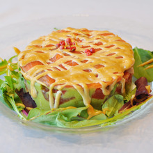 Avocado and seafood salad