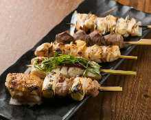 Assorted grilled skewers, 5 kinds