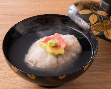 Lotus root manju (steamed bun)