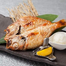 Lightly-dried rosy seabass