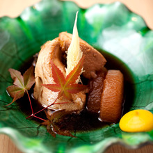 Simmered pork belly