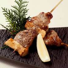 Grilled pork skewer