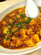 Spicy tofu and ground meat