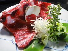 Bluefin tuna sashimi