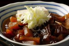 Simmered beef tendon