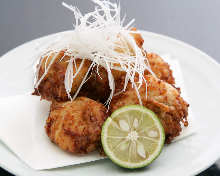 Fried Japanese pufferfish