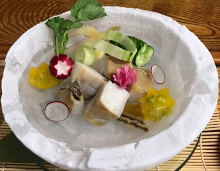 Abalone sashimi