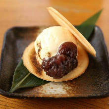 Red bean ice cream