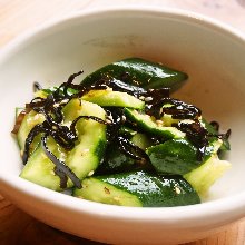 Smashed cucumber salad