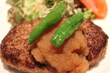 Japanese-style hamburg steak