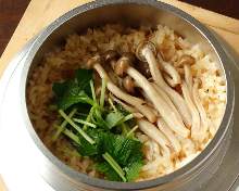 Kamameshi (pot rice)