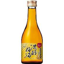 Plum wine small bottle