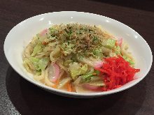Sauteed wheat noodles