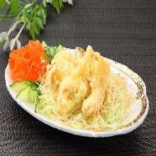 Stir-fried shrimp with mayonnaise