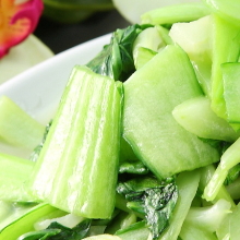 Stir-fried bok choy