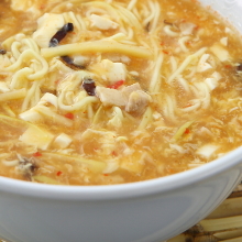 Hot and sour noodle soup