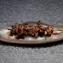 Grilled eel liver