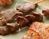 Grilled gizzard skewer