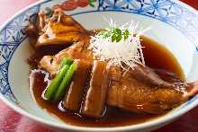 Simmered fish of the day