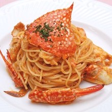 Pasta with crab