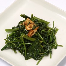 Stir-fried water spinach