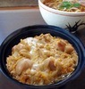 “Oyako” Chicken & Eggs on Rice Bowl with Buckwheat Noodles Set Meal “Oyako” Chicken & Eggs on Rice Bowl with Buckwheat Noodles Set Meal