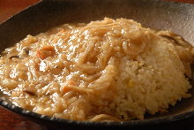 Shark fin ankake fried rice