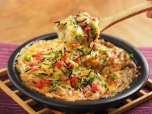 Grated yam okonomiyaki