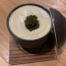 Foie gras chawanmushi (steamed egg custard)