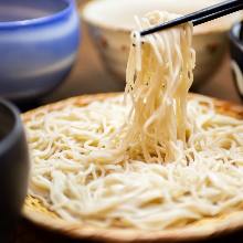 Chilled buckwheat noodles without broth