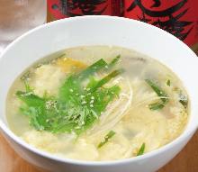 Egg soup