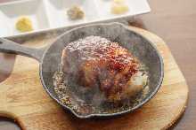 Beef wrapped rice ball
