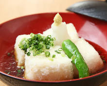 Deep-fried tofu in broth