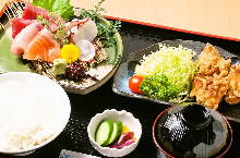 Sashimi set meal