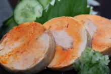 Monkfish liver with ponzu