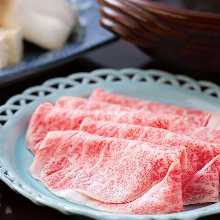 Kuroge wagyu beef shabu-shabu