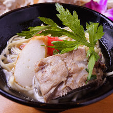 Okinawan noodles with sparerib