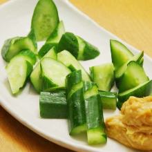 Cucumber with moromi miso