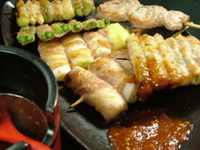 Assorted grilled skewers, 7 kinds