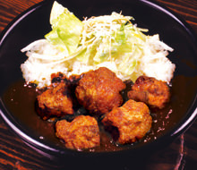 Fried food curry