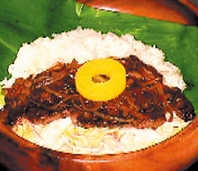 Steak rice bowl