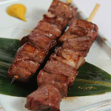 Grilled pork skewer