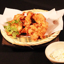 Fried thigh meat