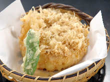 Mixed shrimp and vegetable tempura