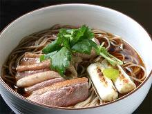 Buckwheat noodles with roasted duck