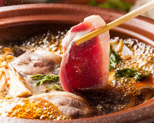 Duck hotpot