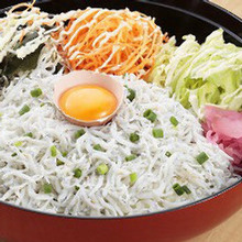 Boiled whitebait rice bowl Boiled whitebait rice bowl
