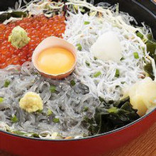 Salmon roe rice bowl