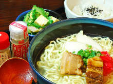 Okinawa soba noodles