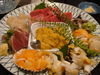 Assorted sashimi